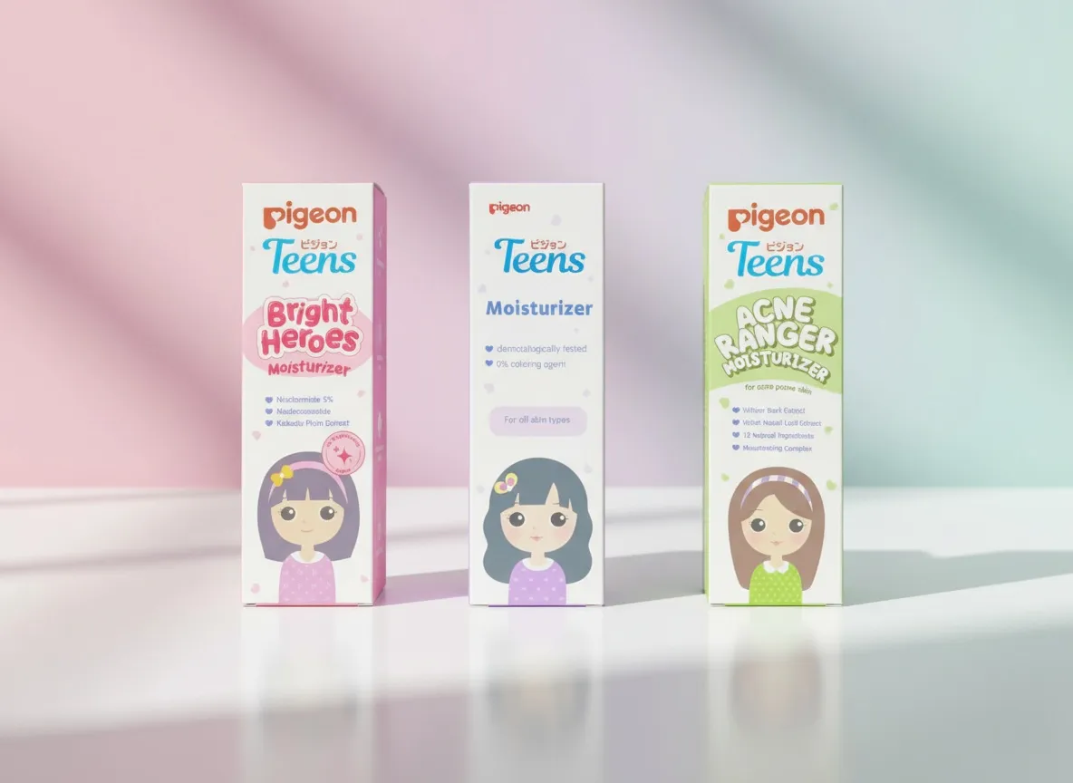 [BPOM] Pigeon teens moisturizer 50ml | Pelembab kulit wajah remaja