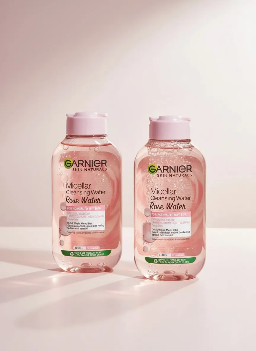 Garnier micellar water skincare cleansing - pembersih wajah dari make up 125ml