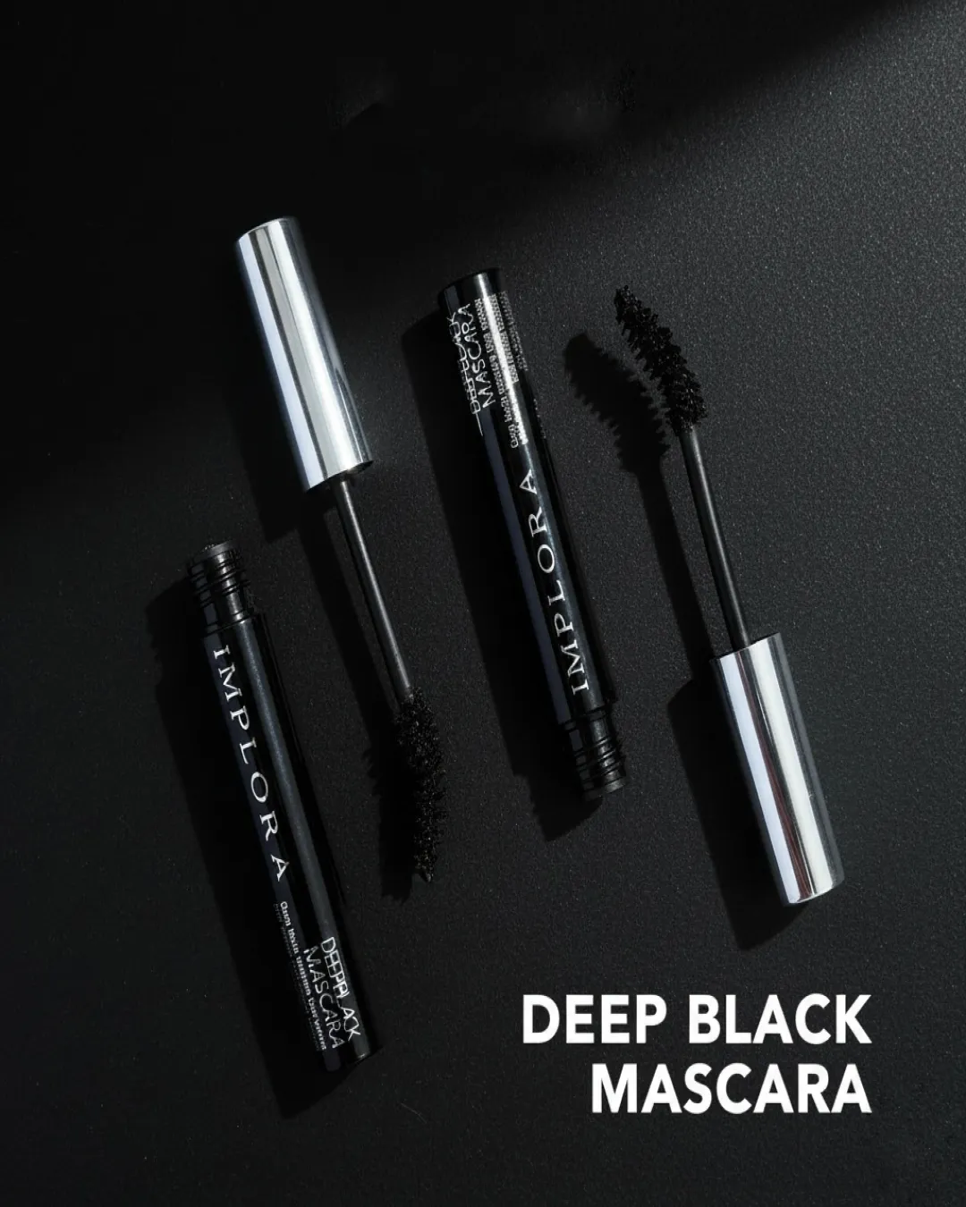 IMPLORA Deep Black Mascara | mascara long-lasting