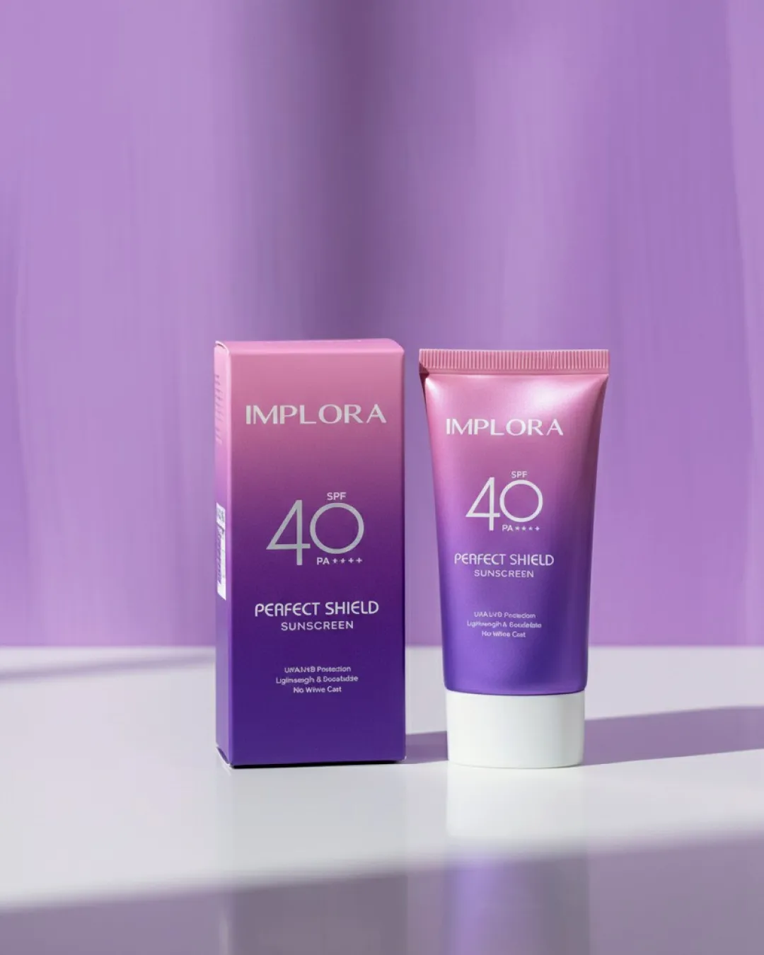 IMPLORA Perfet shield sunscreen SPF 40PA++++