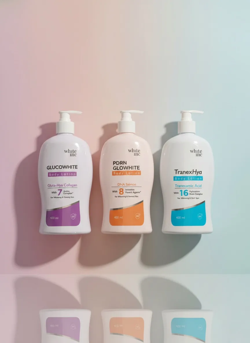 New White Inc Body lotion - PDRN DNA Salmon / Glucowhite / TranexHya body lotion 400ml