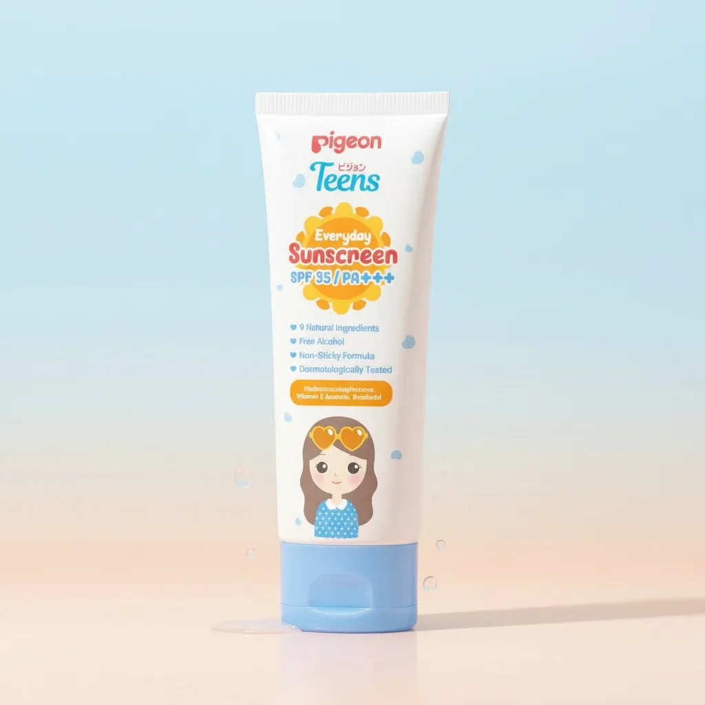 Pigeon teens everydayy sunscreen SPF 35 PA+++ 30ml | sunscreen remaja real SPF | No whitecast