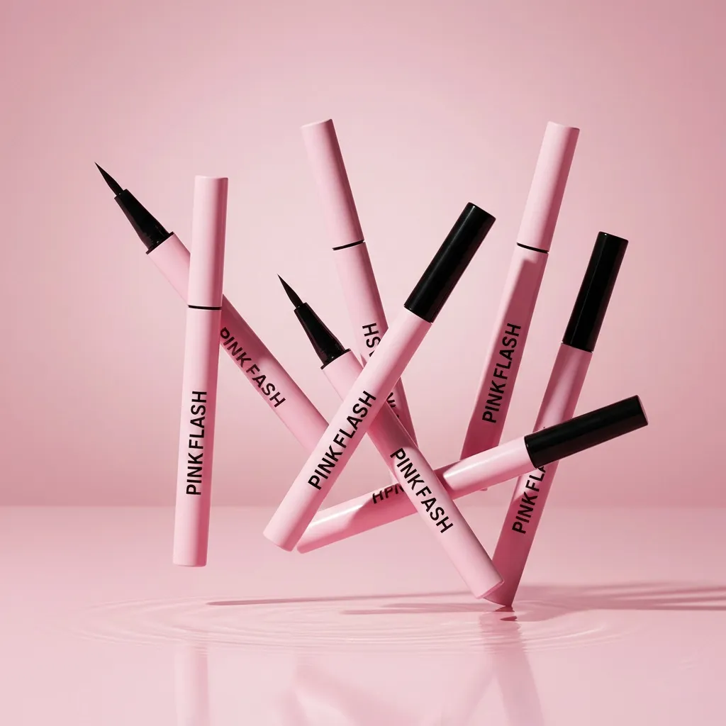 Pinkflash ohmylinewaterproof liquid eyeliner long wear quick dry smudge - proof anti-transfer